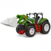 BRUDER traktorius su priekiniu krautuvu modelis BR-03451 – patvarus žaislinis traktorius su judamu krautuvu