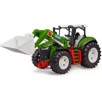 BRUDER traktorius su priekiniu krautuvu modelis BR-03451 – patvarus žaislinis traktorius su judamu krautuvu