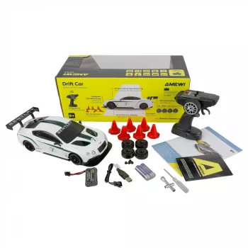 Amewi RC Drift Licence Bentley White