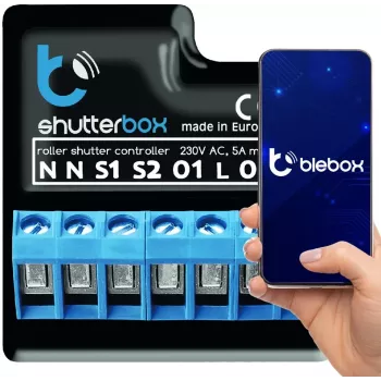 Shutter control blebox shutterBox Juoda