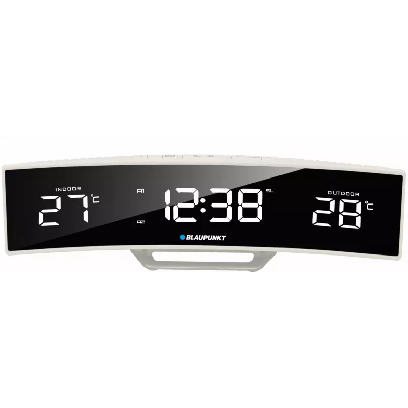 BLAUPUNKT CR12WH FM žadintuvas su temperatūra