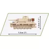 Statybinis rinkinys Cobi Panzer III Ausf.L — 103 vnt., rekomenduojamas amžius 6+, smėlio spalvos