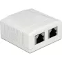 Paviršinis lizdas 2 x RJ-45 DeLOCK 86197