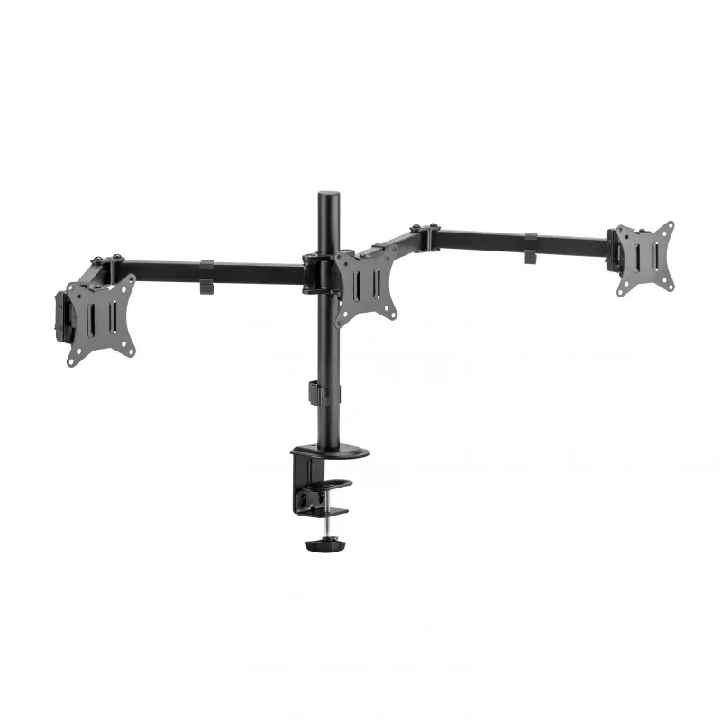 Monitoriaus laikiklis SBOX LCD-352/3-2 13–27 colių ekranams, 3 svirtys, maks. 9 kg vienai svirčiai, VESA 100x100