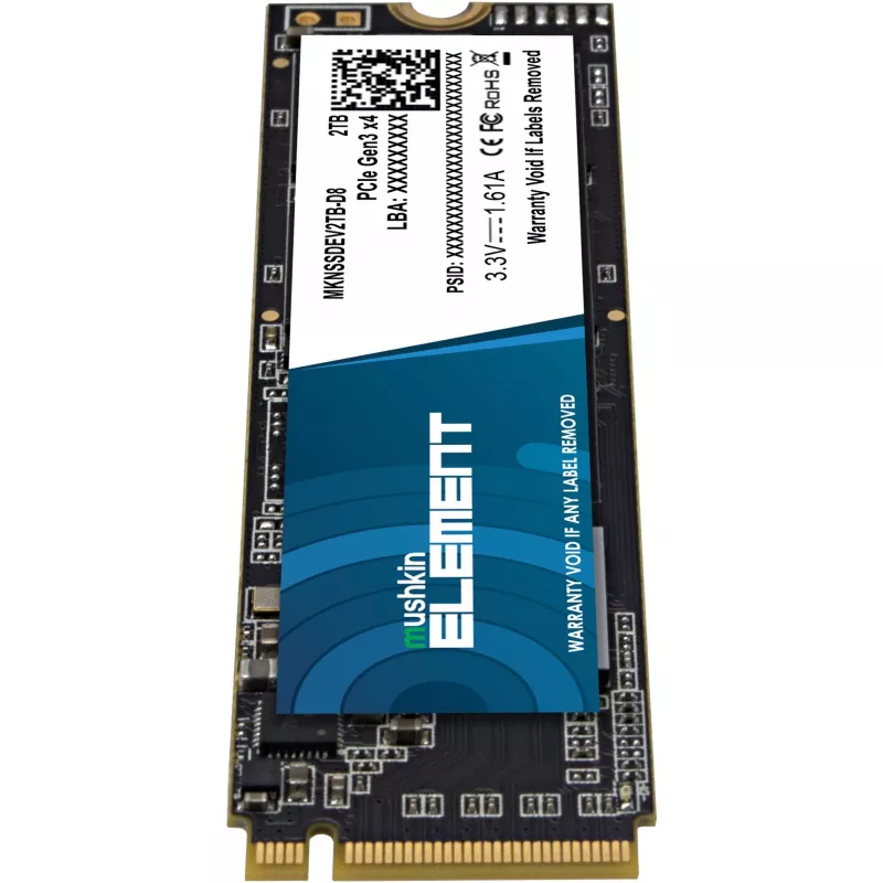 Mushkin ELEMENT - SSD - 2 TB - vidinis - M.2 2280 - PCIe 3.0 x4 (NVMe)