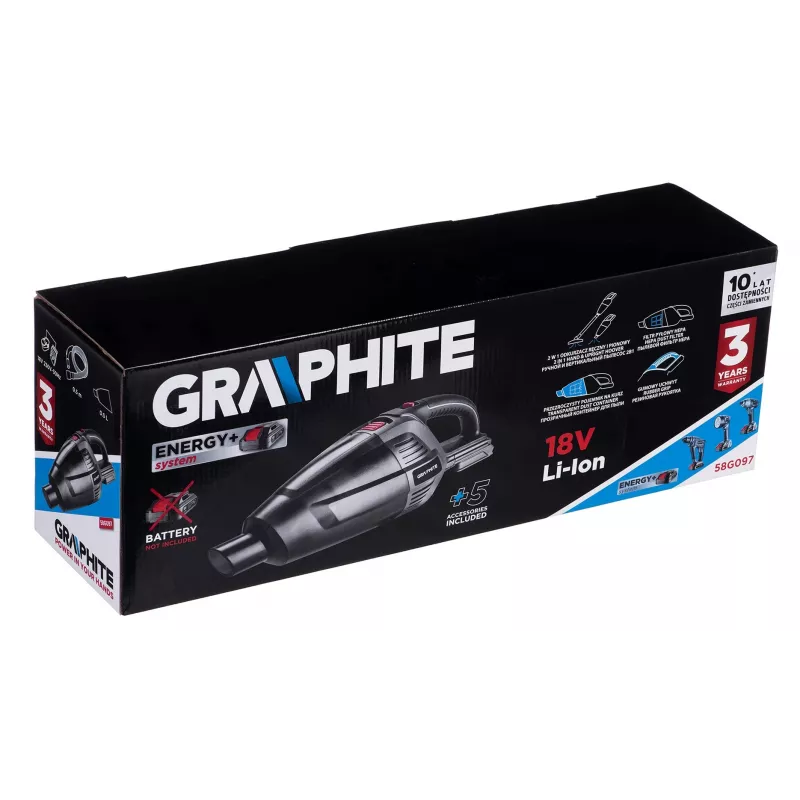 Dulkių siurblys Graphite 58G097