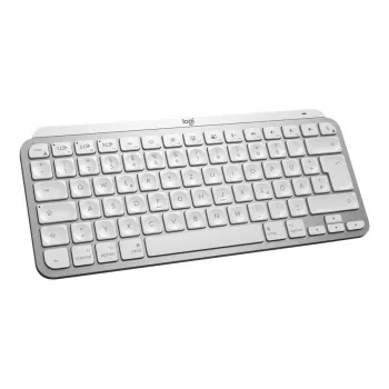 Logitech MX Keys Mini for Mac - klaviatūra - apšviesta - Bluetooth - QWERTZ - šveicariška - šviesiai pilka