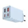 Baseus GAN6 Pro greitas įkroviklis, 2xUSB-C + 2xUSB, 65 W (mėlynas)