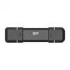 Silicon Power DS72 USB atmintinė 250 GB USB Type-A / USB Type-C 3.2 Gen 2 (3.1 Gen 2) Juoda