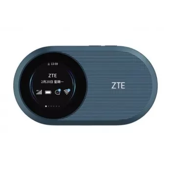 Maršrutizatorius ZTE U10s Pro 4G mobilusis WiFi6 taškas — 4G LTE, vienos juostos 2,4 GHz, LCD 1,38 colio, 3000 mAh baterija, USB-C, iki 32 įrenginių
