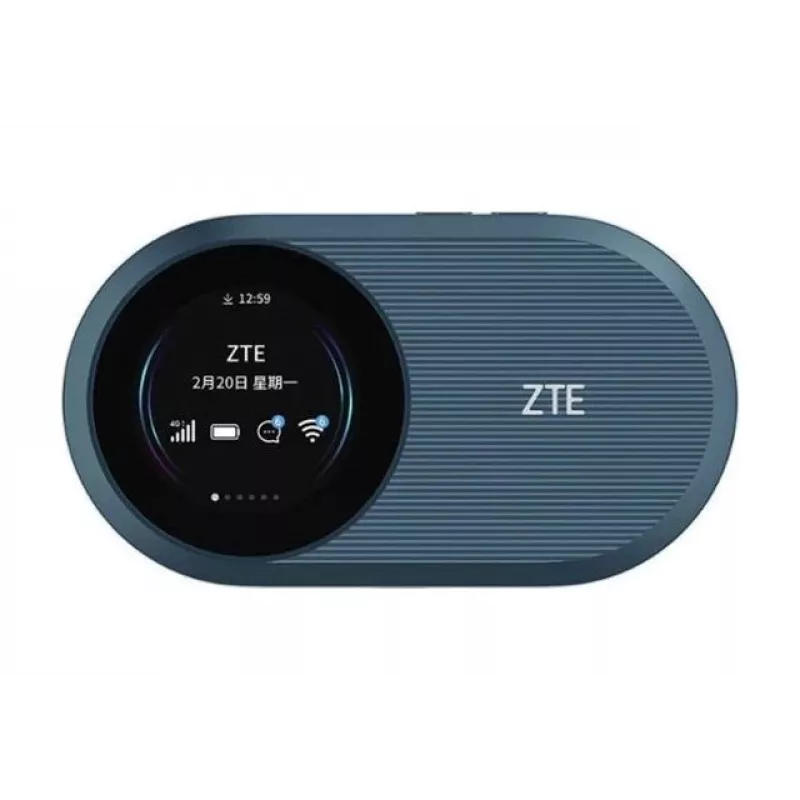 Maršrutizatorius ZTE U10s Pro 4G mobilusis WiFi6 taškas — 4G LTE, vienos juostos 2,4 GHz, LCD 1,38 colio, 3000 mAh baterija, USB-C, iki 32 įrenginių