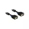 VGA kabelis DeLOCK 3 m, VGA (D-Sub) juodas, 82558