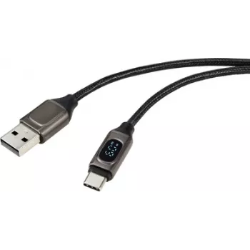 Renkforce RF-6249502 USB laidas, sidabrinis