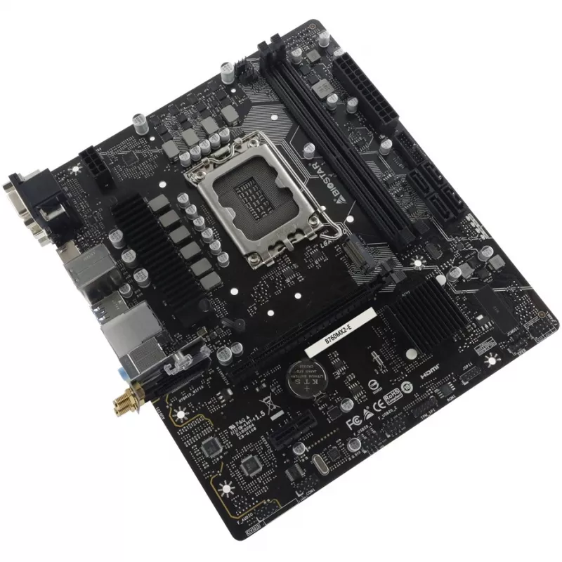 BIOSTAR B760MX2-E DDR5 Micro-ATX pagrindinė plokštė