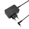 Kintamosios srovės maitinimo adapteris QOLTEC 51033 nešiojamiesiems kompiuteriams, 45 W, 19.5 V, 2.31 A, 220–240 V, patalpų, juodas, 1.7 m kabelis