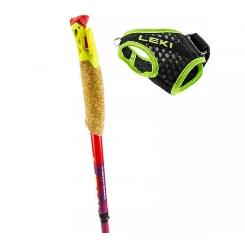 Leki TRL Ultratrail FX One 120 cm lazdos, raudonos