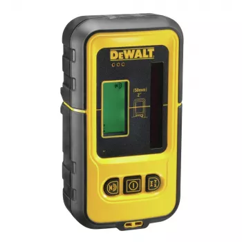 Linijinio lygio detektorius DeWalt DE0892G-XJ, žalias 510 nm lazeris, maks. nuotolis 50 m, 9 V baterija, trikojis tvirtinimas