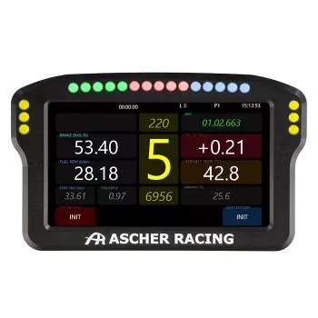 Vairo skydelis Ascher Racing 5 colių modelis 76080029 sim lenktynių ekranams