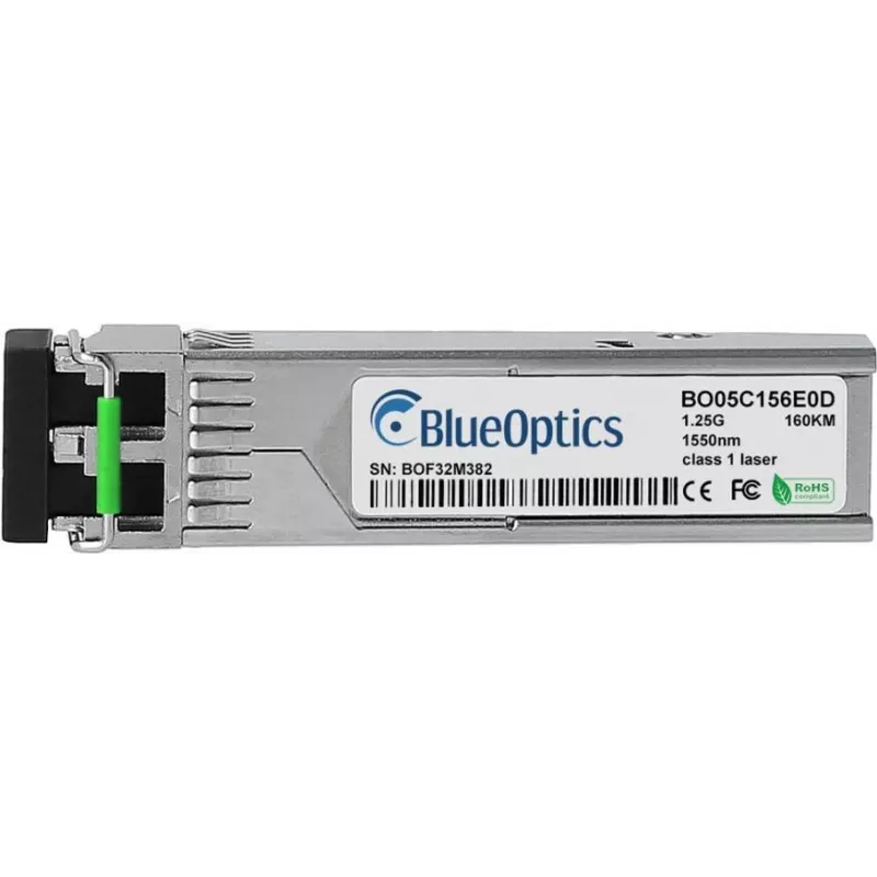 Šviesolaidinis siųstuvo-imtuvo modulis BlueOptics GLC-ZX-SMD-160-BO SFP LC Aliuminis 20 g