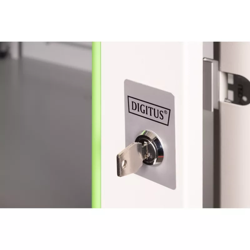 DIGITUS® 7HE sieninis korpusas - Pilka, RAL 7035 - 48,3 cm (19) (DN-19 07-U)