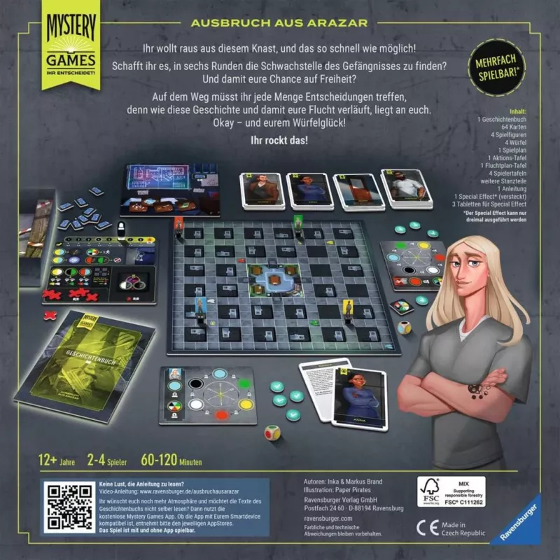 Mystery Games - Pabėgimas iš Arazaro, stalo žaidimas