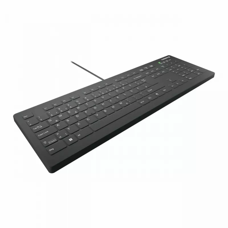 Klaviatūra CHERRY AK-C8112 Medical USB QWERTZ vokiška juoda balta pilno dydžio
