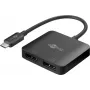 Goobay USB-C™ adapteris prie 2x DisplayPort (60171)