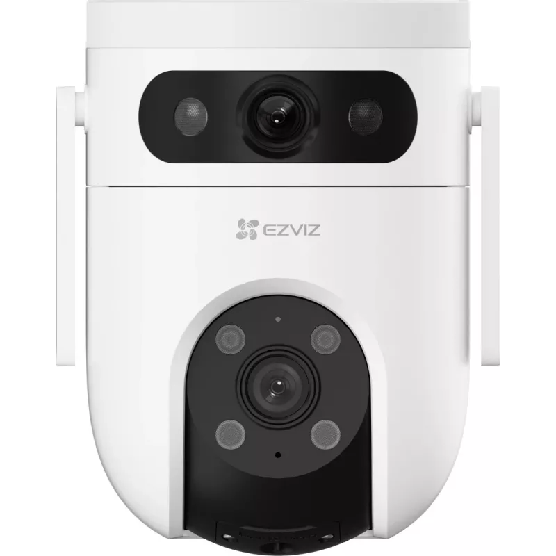IP stebėjimo kamera EZVIZ H9c Dual 3K kupolinė, 2880×1620, lauko, laidinė ir belaidė, PoE/DC 12V, „MicroSD“ iki 512 GB
