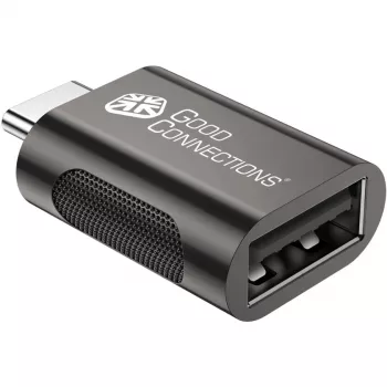 Good Connections adapteris USB 3.2 Gen.1 3.0 kištukas C į USB-A lizdą cinkuotas metalinis korpusas (USB-AD302)