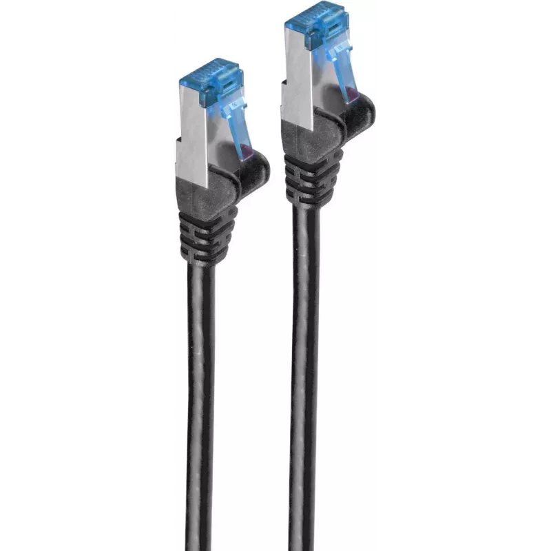 Tinklo kabelis ShiverPeaks BS75726-Y 20m Cat6a S/FTP juodas