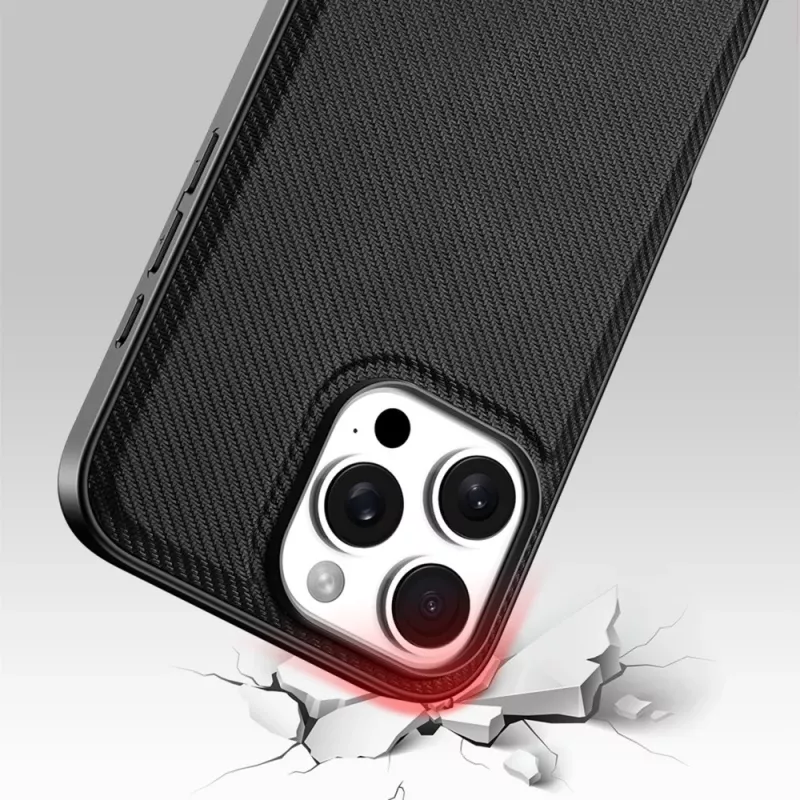 StyleShell Nylo, Telefono dėklas juodas, iPhone 16 Pro Max