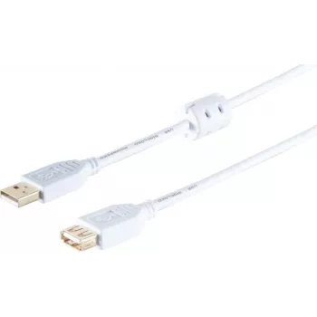 USB High Speed 2.0 ilginamasis kabelis ShiverPeaks 77120-WF su ferito jungtimi