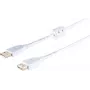 USB High Speed 2.0 ilginamasis kabelis ShiverPeaks 77120-WF su ferito jungtimi