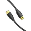 DisplayPort 1.4 laidas Vention HCCBI, 3 m, 8K@60Hz / 4K@120Hz, 80 Gbit/s, paauksuoti kontaktai, juodas