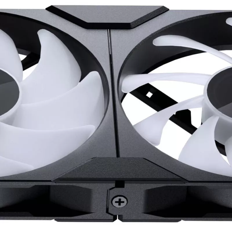 PHANTEKS M25 Gen2 PWM D-RGB 140 mm ventiliatorių 3 vnt. rinkinys, juodas