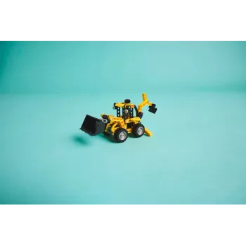 Konstruktorius LEGO Technic Atbulinis krautuvas 42197 — šarnyrinis vairavimas, veikiantis krautuvas, 104 detalės, rekomenduojamas amžius 7+