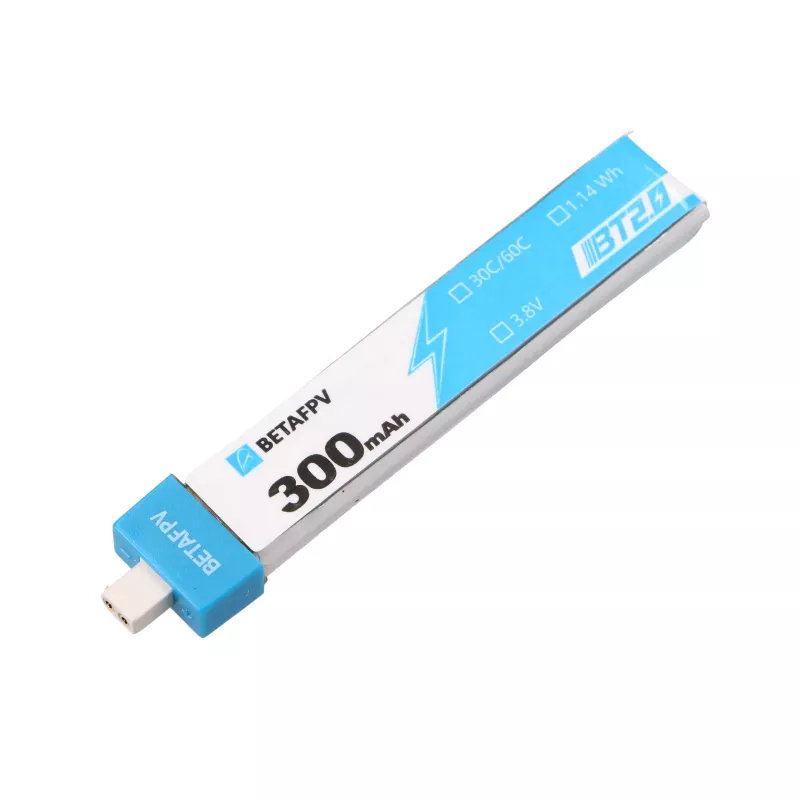 BetaFPV BT2.0 1S dronų baterijų rinkinys 300mAh 8 vnt., 3,8 V