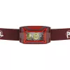 Galvos diržo žibintuvėlis Petzl Actik Core — LED, 100 lm, įmontuota 1250 mAh USB įkraunama baterija, IPX4, raudonas