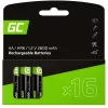 Ni-Mh akumuliatoriai AA R6 2600mAh x16