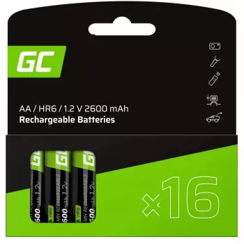 Ni-Mh akumuliatoriai AA R6 2600mAh x16