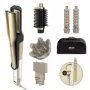 Plaukų formuotojas Shark HD6052SEU 6-in-1 multistyler — 1500 W, keraminis, 100–150 °C, oro srauto technologija, koncentratorius, kelioninis dėklas