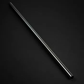 Standus vamzdelis Bitspower None Chamfer žalvaris 14mm AD, 500mm, juodas blizgus