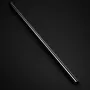 Standus vamzdelis Bitspower None Chamfer žalvaris 14mm AD, 500mm, juodas blizgus
