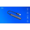 USB šakotuvas SAVIO AK-70, 7 prievadų USB 3.0, 4 naudojami prievadai, USB Type-A pagrindinis, 5 Gbit/s perdavimas, garantija 2 metai