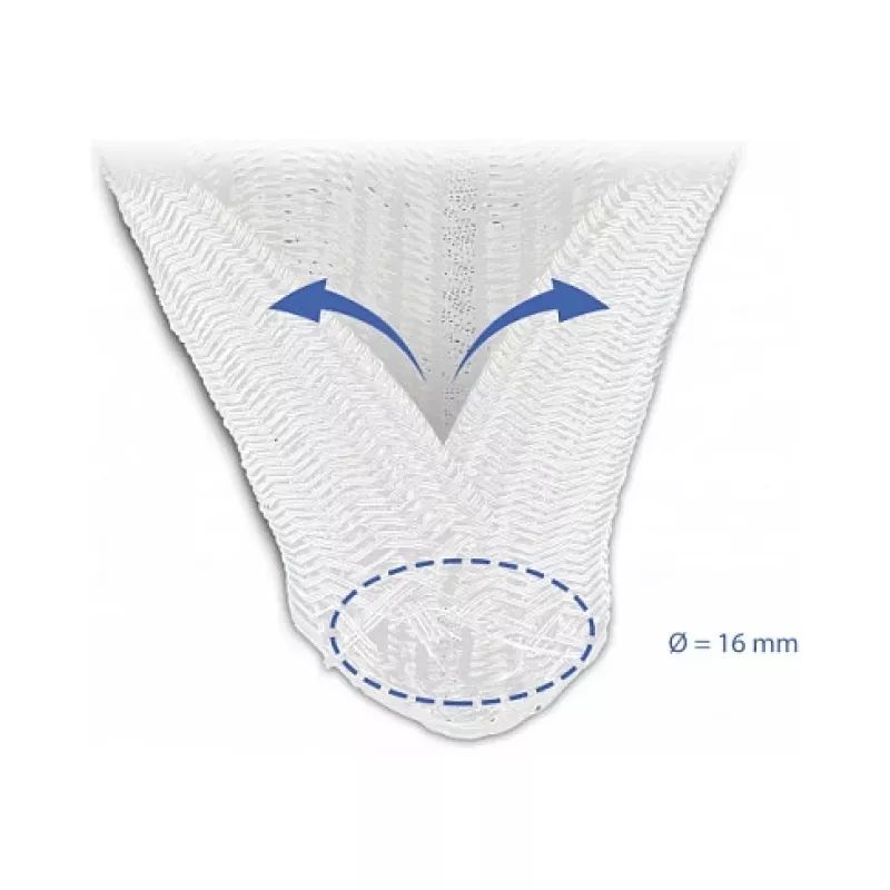 Pintinė mova DeLOCK 20809 5 m x 16 mm balta