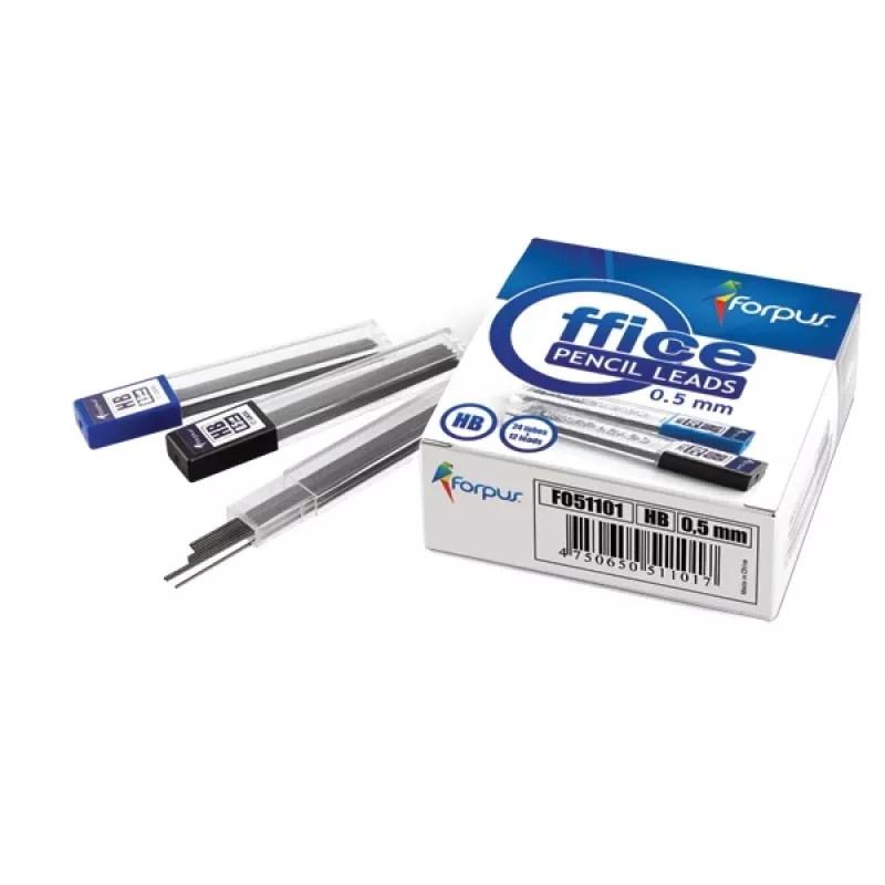 Pieštuko šerdelės Forpus, 0,5 mm, HB 1222-001