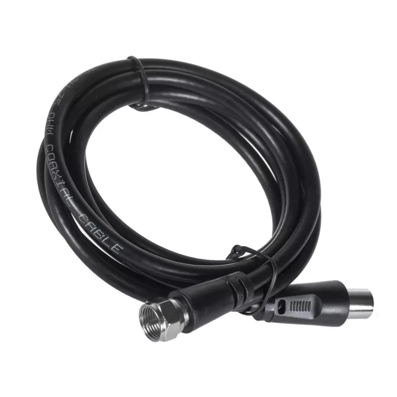 Vidinė TV antena MACLEAN MCTV-930 — DVB-T, VHF 87,5–230 MHz, UHF 470–790 MHz, VHF 26 dB / UHF 28 dB, 75 Ω, juoda