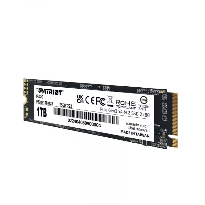 SSD Patriot Viper P320 M.2 PCIe Gen3x4 512 GB 3000 MB/s
