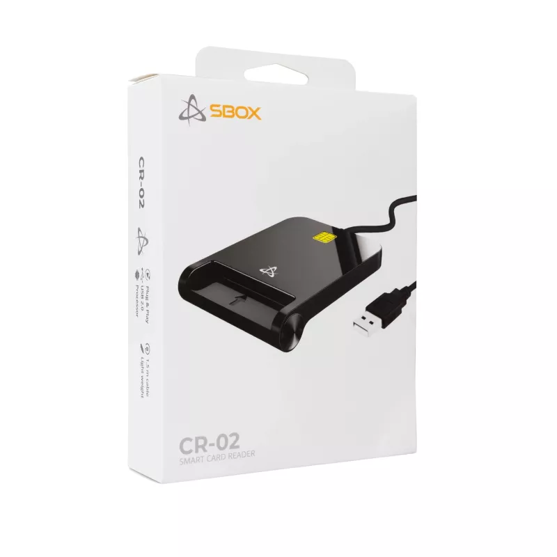 Card reader SBOX CR-02 su USB sąsaja SD ir MicroSD kortelėms