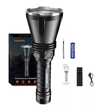 Žibintuvėlis Superfire TF01 1000 liumenų įkraunamas, modelis Godfire